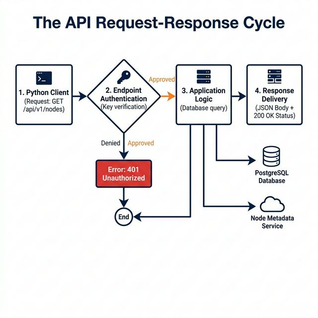 The API Request-Response Cycle — Orchestrating data flow in SRE workflows
