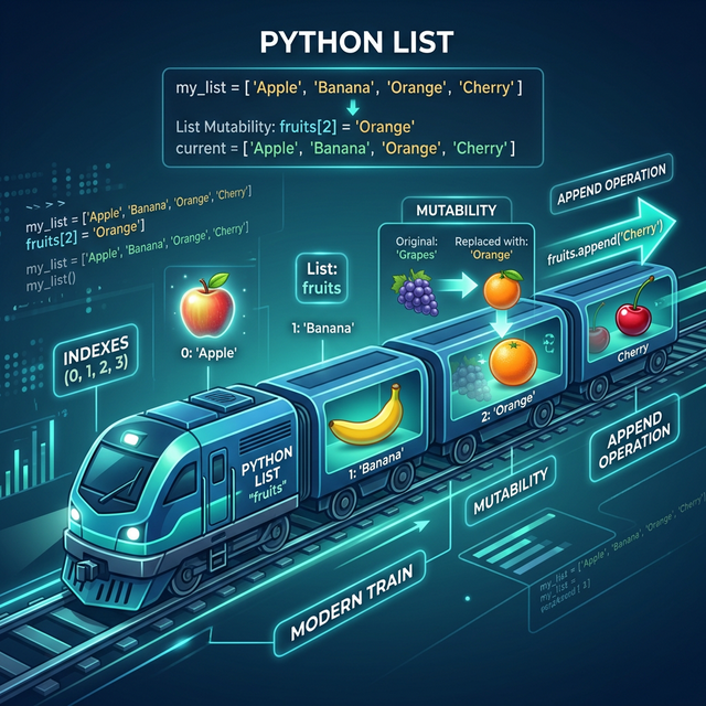 Python List Architecture � Ordered and Mutable Indexing